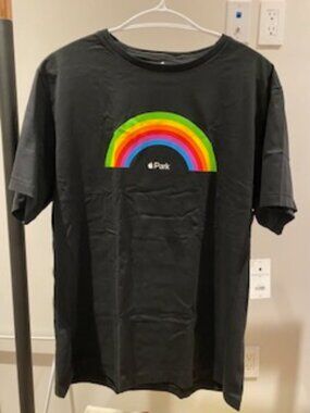 Brand new with tag !Apple Park Visitor Center rainbow t-shirt in size Large (L)